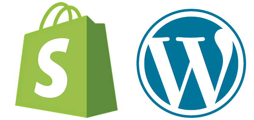 Shopify shopping kurv ikon, webshop, e-handelsplatform.